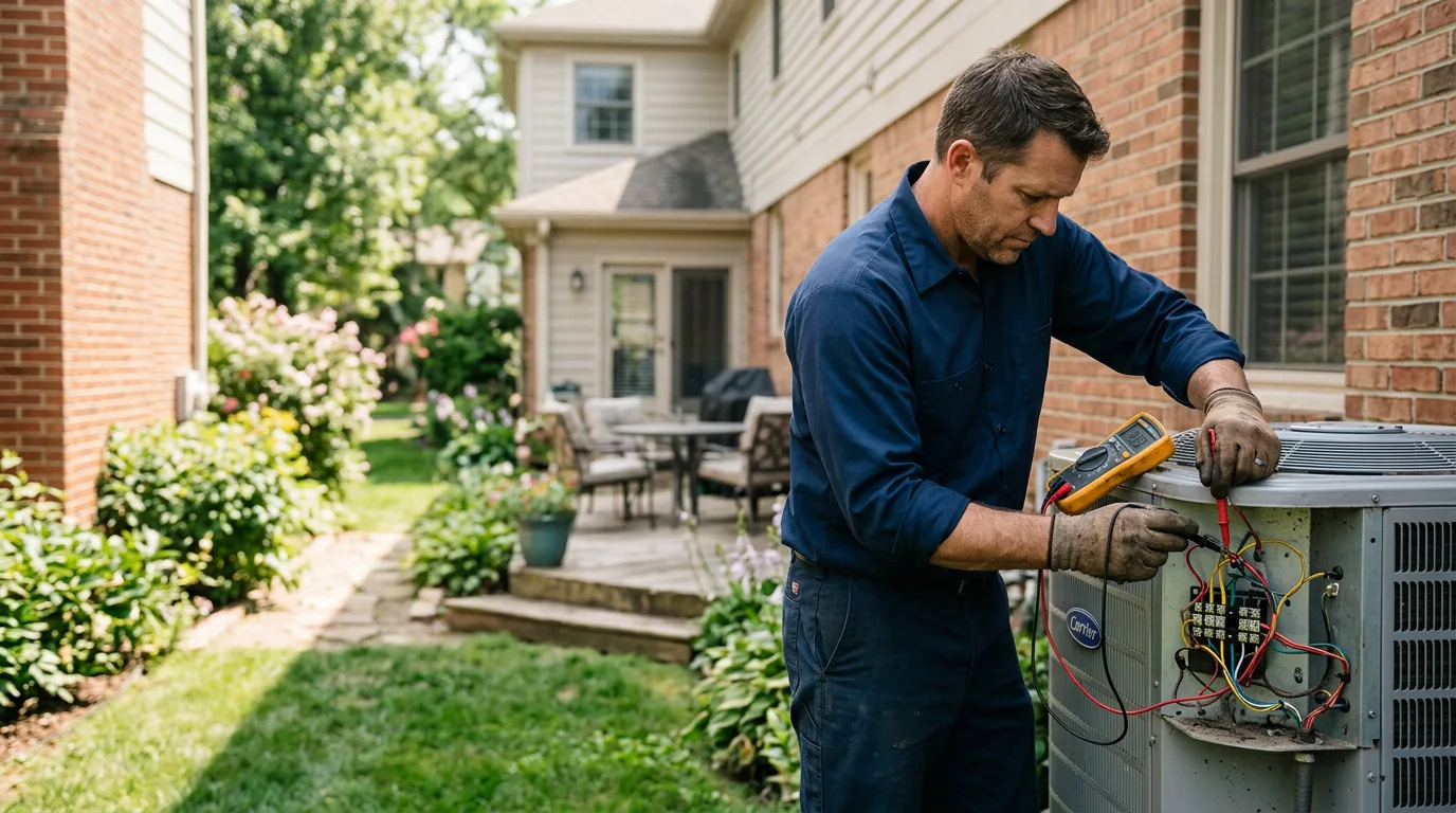 HVAC technician working near Summerville, PA